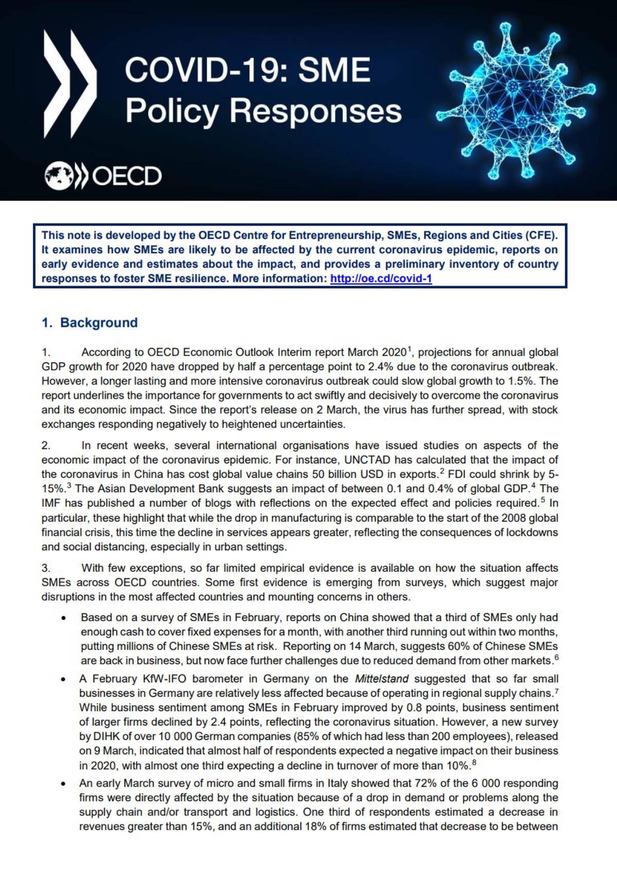 OECD Response to COVID - 19